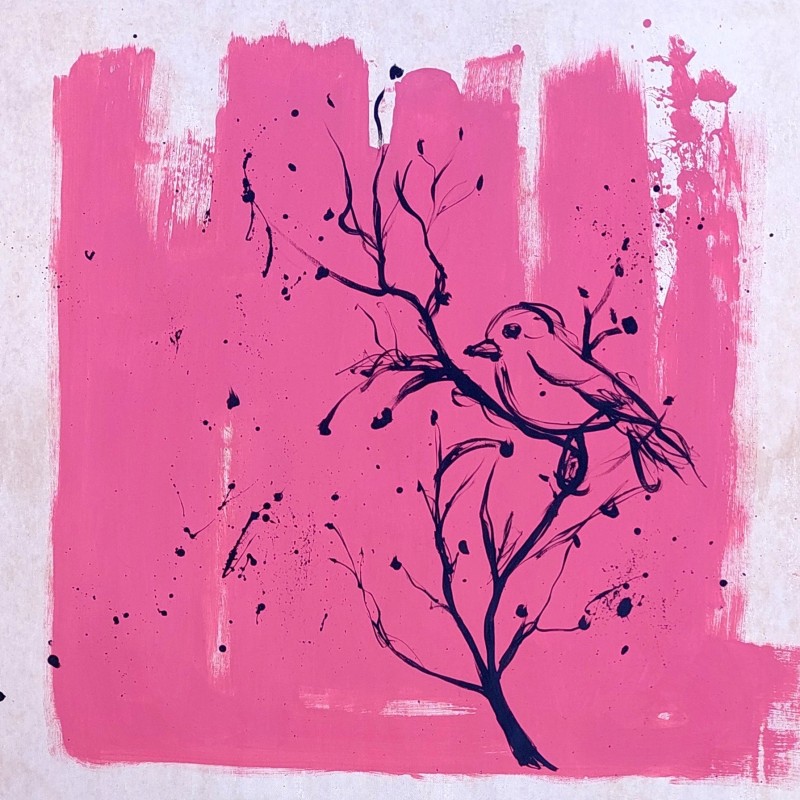 "Pink Bird" by Collettivo Lux