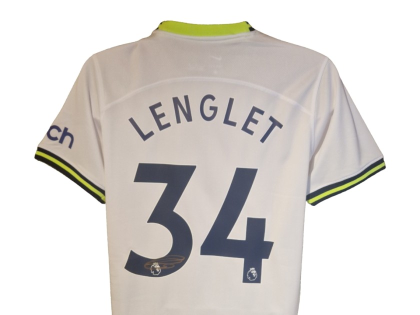 Clement Lenglet Signed Tottenham Hotspur 2022-23 Home Football Shirt