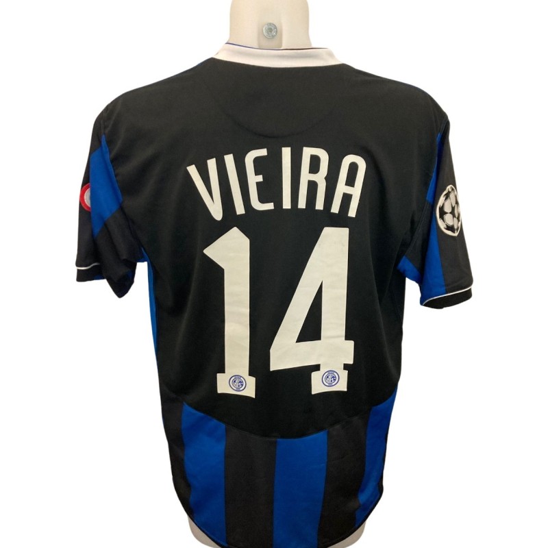 Vieira's Inter Milan Match Shirt, UCL 2006/07