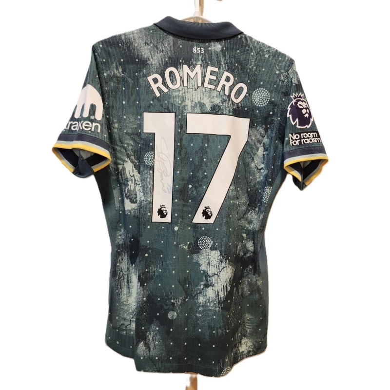Cristian Romero's Tottenham 2024/25 Signed Match Worn Shirt vs Fulham