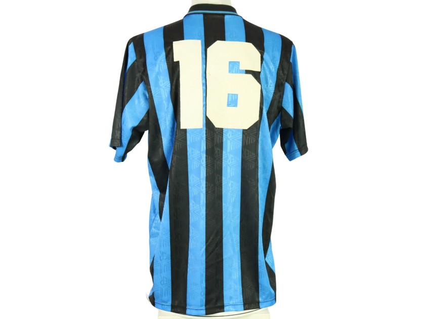 Fontolan's Inter Milan Match-Worn Shirt, 1992/93