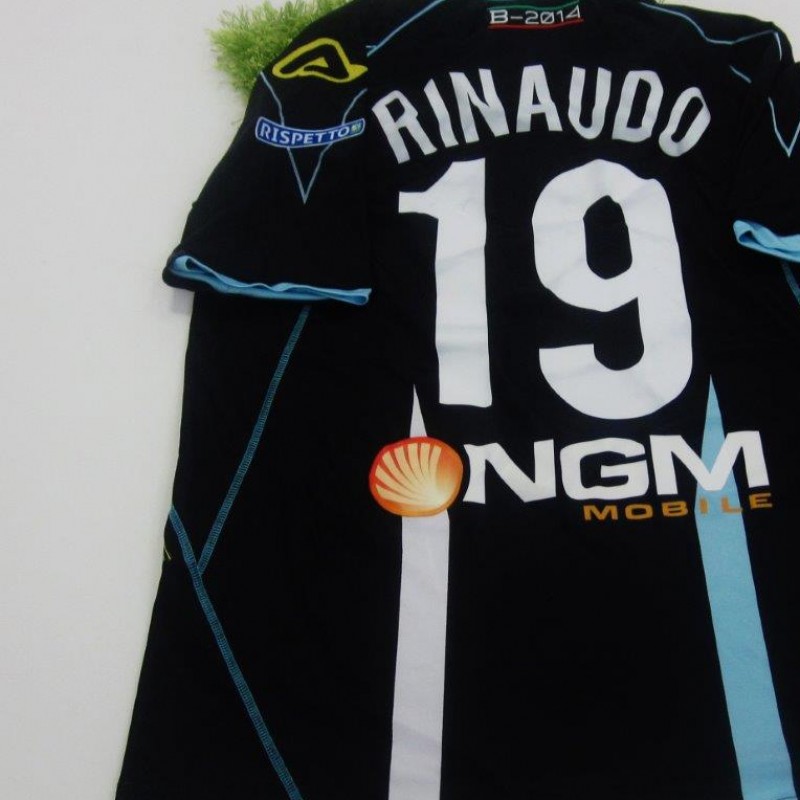 Rinaudo Entella match worn/issued shirt, Serie B 2014/2015 - signed