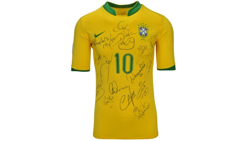 Brazil 2006-08 Home Shirt Ronaldinho #10 (Very Good) M