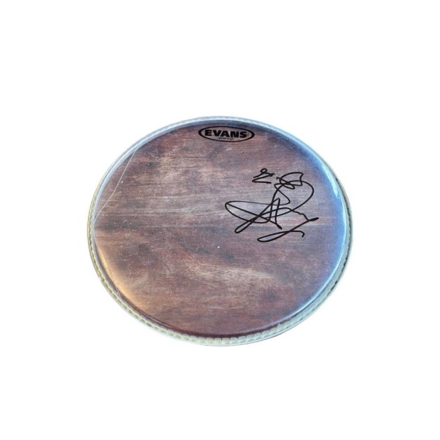 Charlie Watts Signed Drumskin 