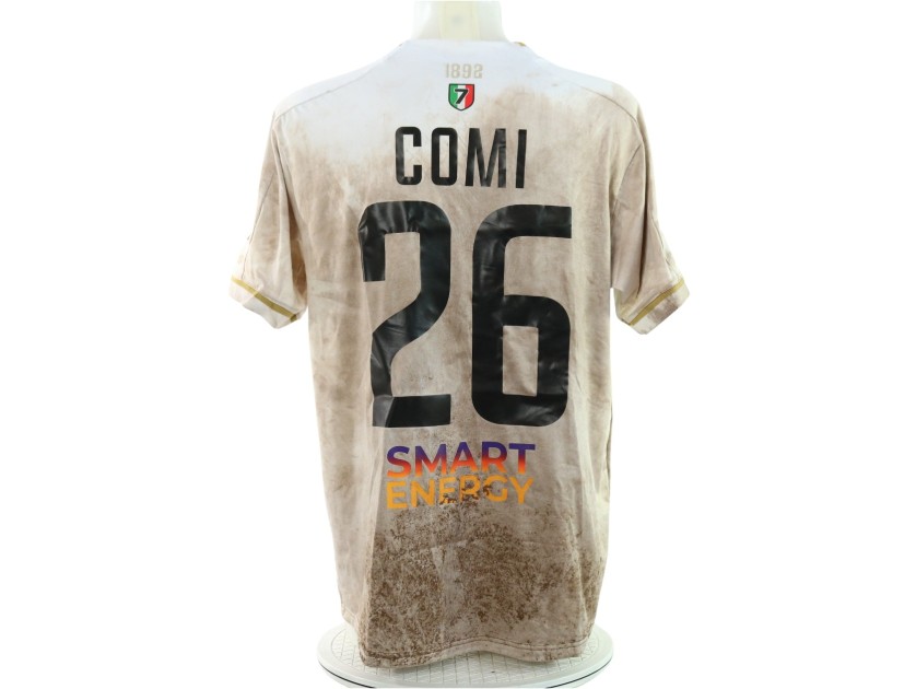 Comi's Lecco vs Pro Vercelli Unwashed Match-Worn Shirt, 2025