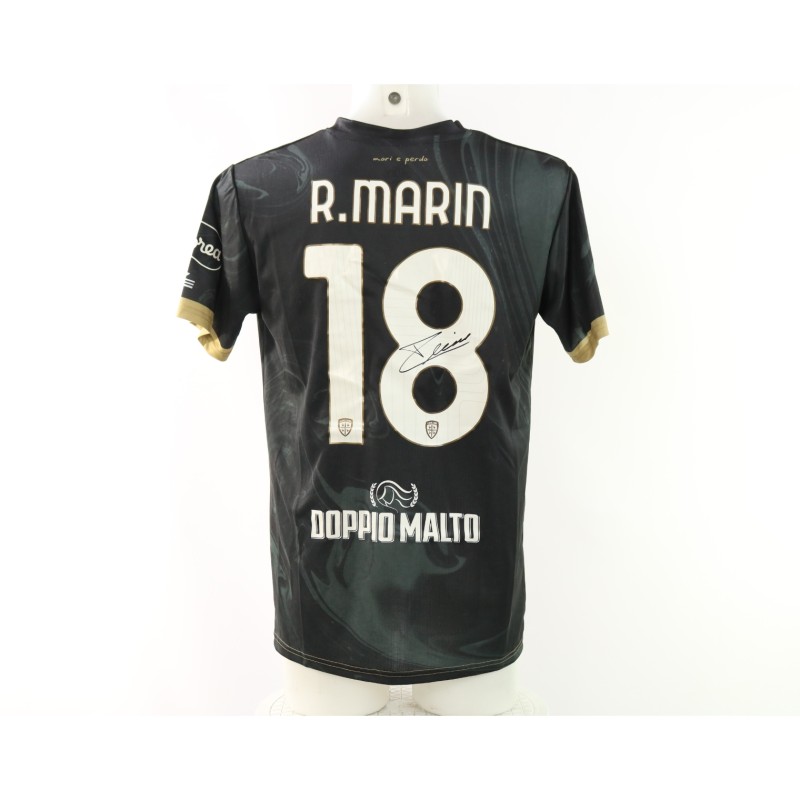 Marin's Monza vs Cagliari Signed Unwashed Shirt, 2025