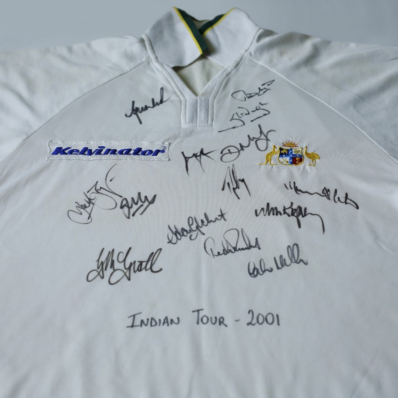  Australian Cricket Team Signed Shirt