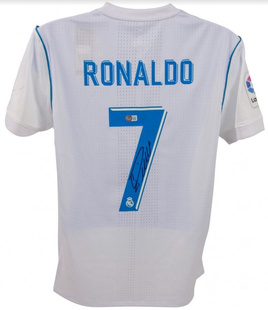 Cristiano Ronaldo's Real Madrid 2017/18 Signed Shirt