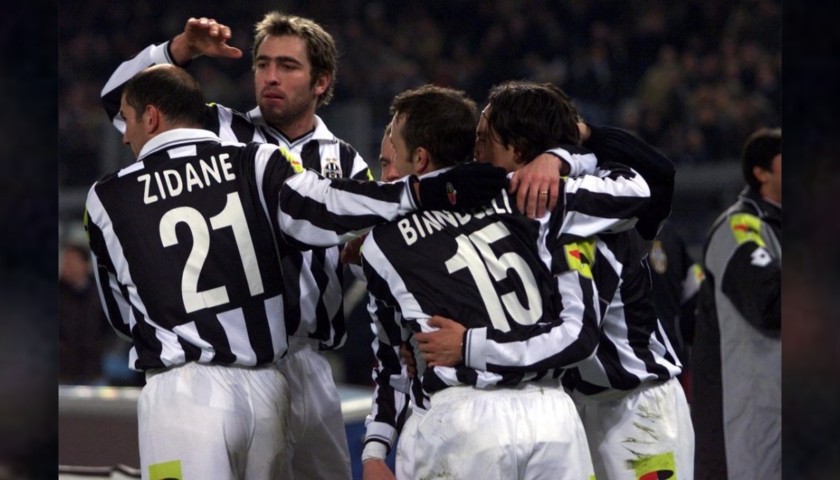 Birindelli's Juventus Match Shirt, Serie A 2000/01