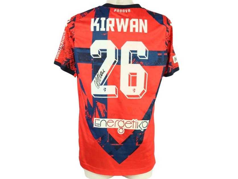 Kirwan's unwashed Signed Shirt, Pro Patria vs Padova 2024