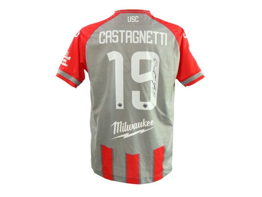Castagnetti's Signed Unwashed Shirt, Cremonese vs Juve Stabia Serie B Play-Off Semifinals 2025