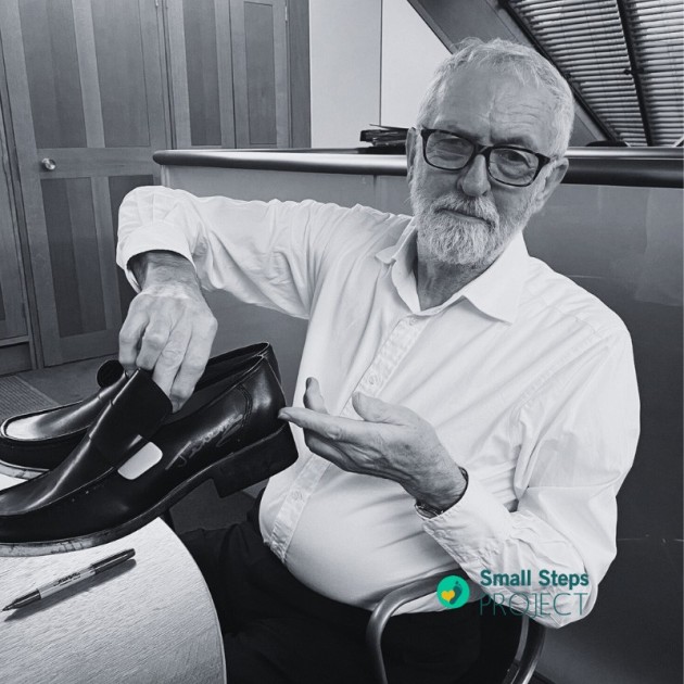 Jeremy Corbyn's Worn and Signed Shoes