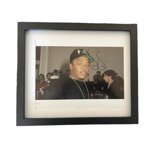 Dr. Dre Signed and Framed Photograph