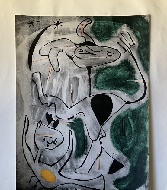 "L'homme ane" by Joan Miro
