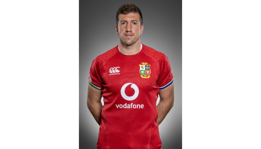 Lions 2021 Test Shirt - Worn and Signed by Justin Tipuric