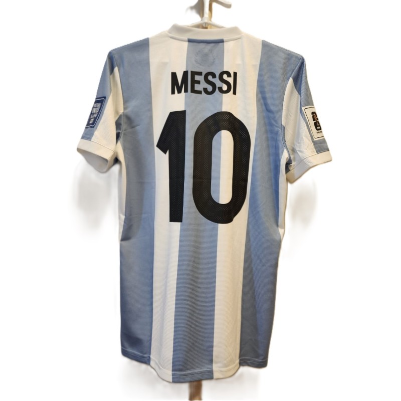 Messi Argentina World Cup Qualifiers 2026 Match-Issued Shirt - 50 Years with Adidas Edition