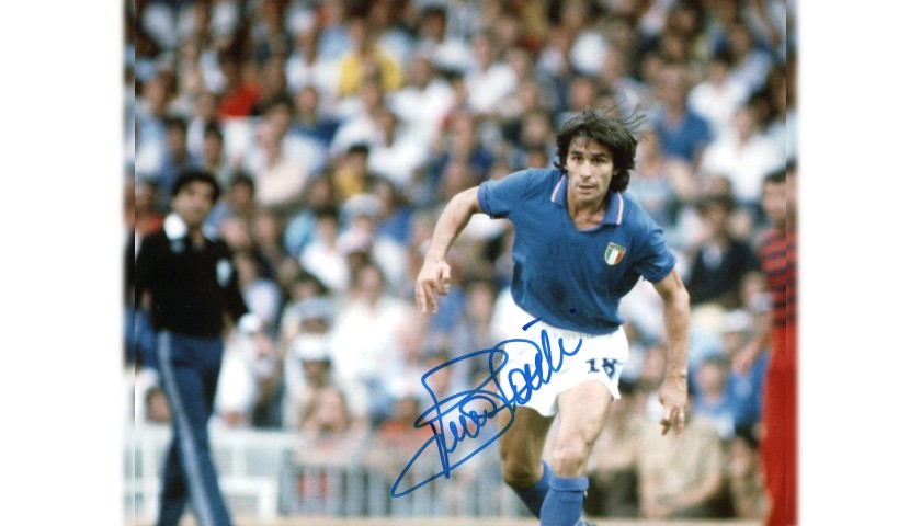 Photograph Signed by Bruno Conti