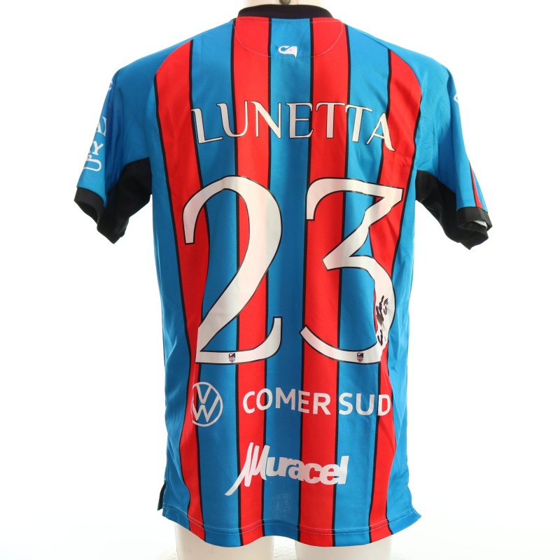 Lunetta's unwashed Signed Shirt, Catania vs Benevento 2024 