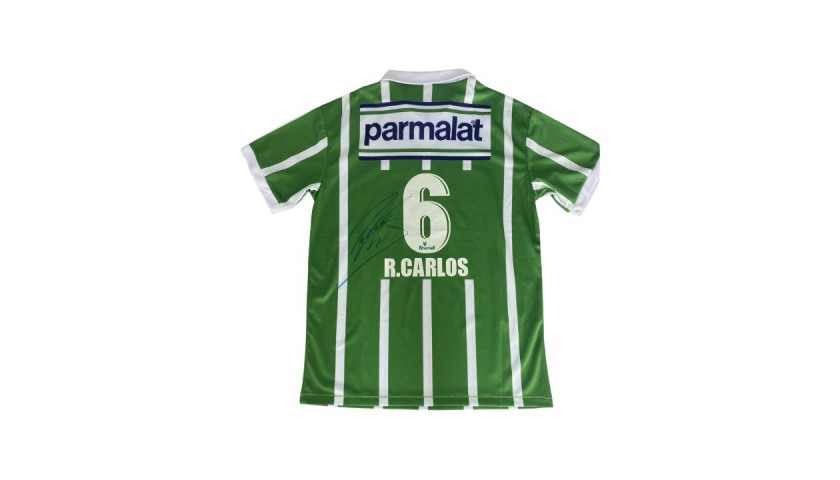 Roberto Carlos' Palmeiras Signed Shirt - CharityStars