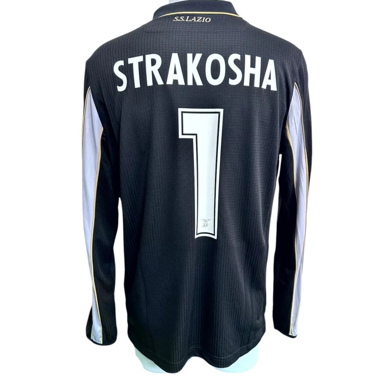 Strakosha's Lazio Match-Issued Shirt, 2020/21