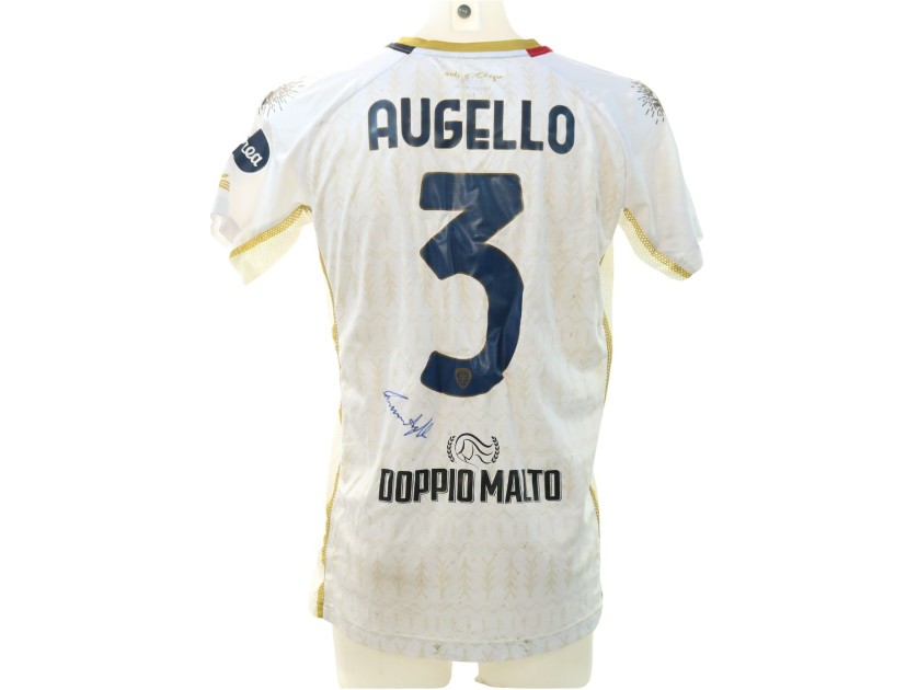 Augello's Signed Unwashed Shirt, Genoa vs Cagliari 2024