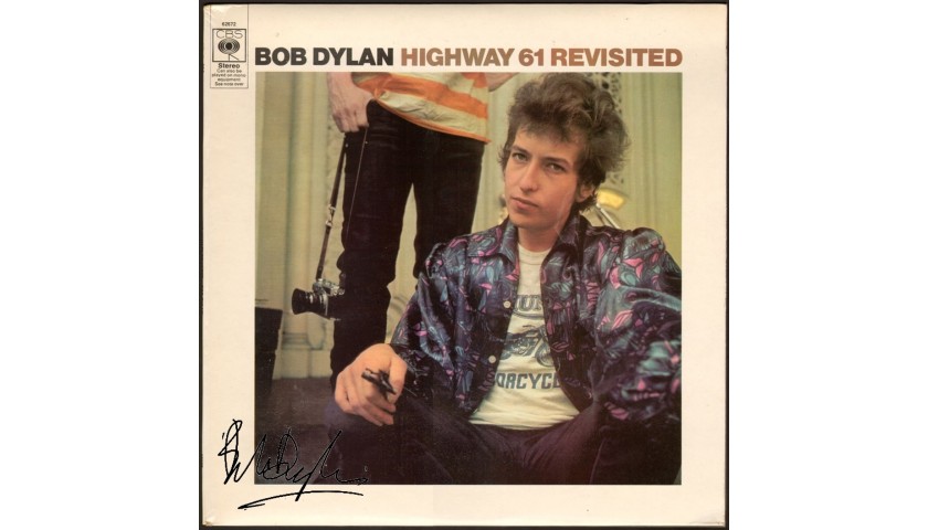 Bob Dylan Album with Printed Signature