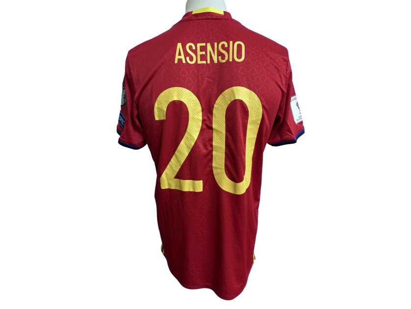 Asensio's Match Shirt, Spain vs Italy 2017