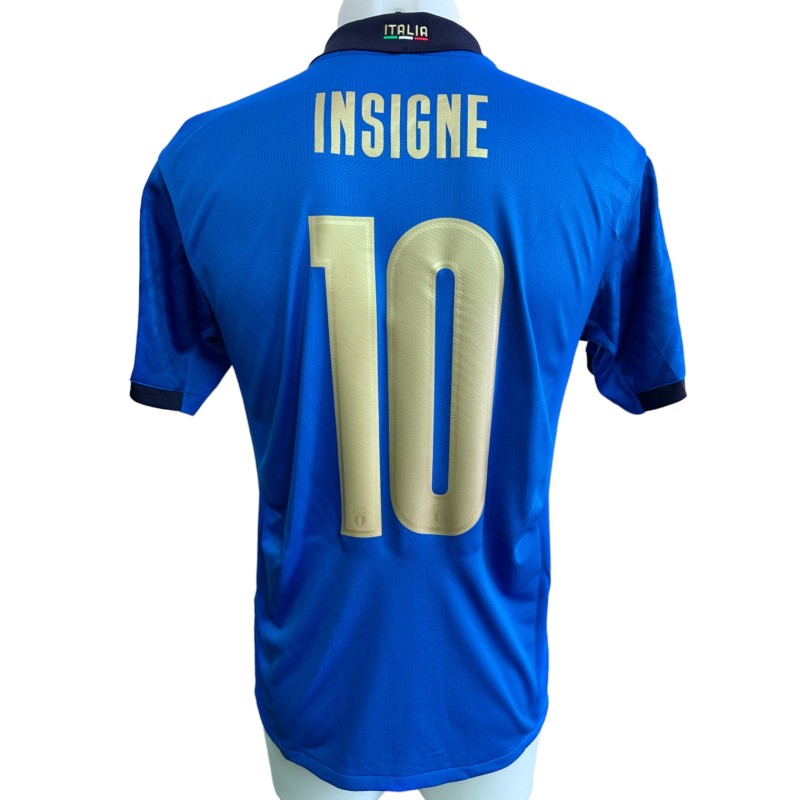 Insigne's Match Issued Shirt Italy vs England, European Championship Final 2021