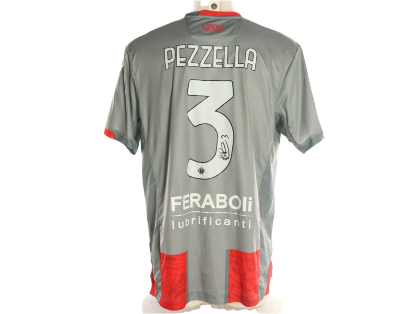 Pezzella's Signed Unwashed Shirt, Cremonese vs Lazio 2026