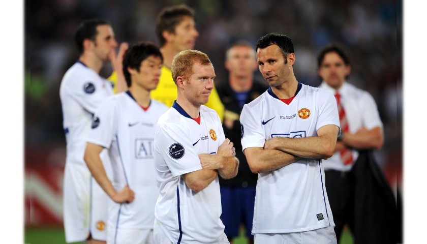 Scholes' Official Manchester United Signed Shirt, 2008/09