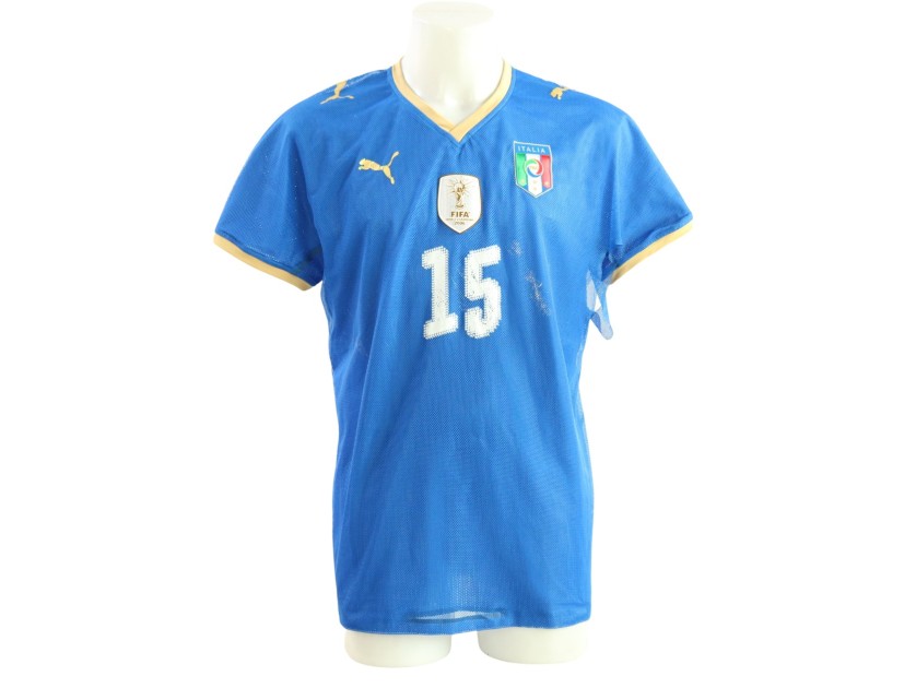 CAMISETA ITALIA CHIELLINI Match Worn Issue Shirt Jersey COA 2008/2009 EUR 499,99 - ES