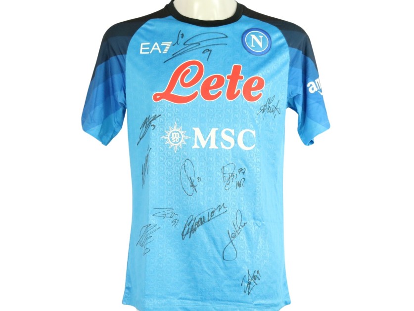 Napoli's Official Shirt Box Set, 2022/23 - Signed by the Players