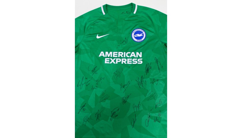 Brighton & Hove Albion Signed Away Shirt 2018/19