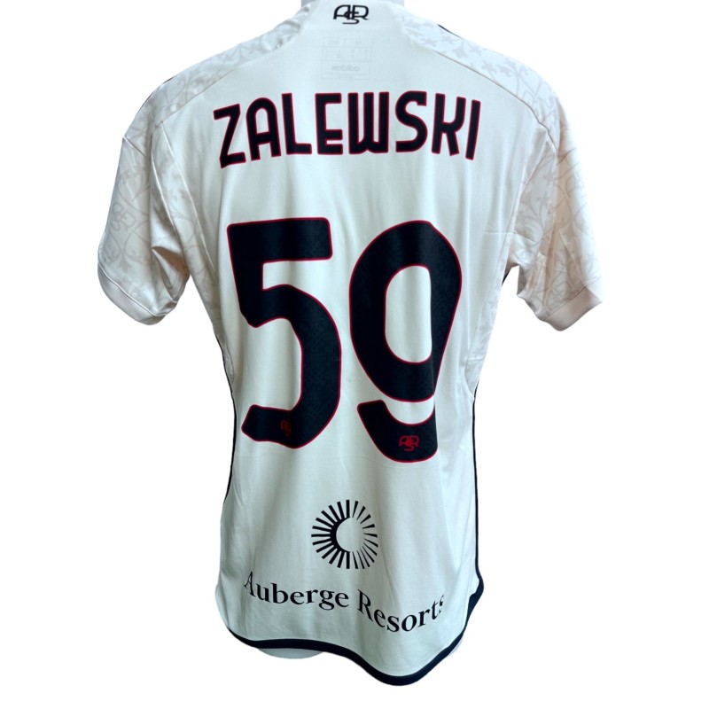 Zalewski's Match Shirt, Bologna vs Roma 2023