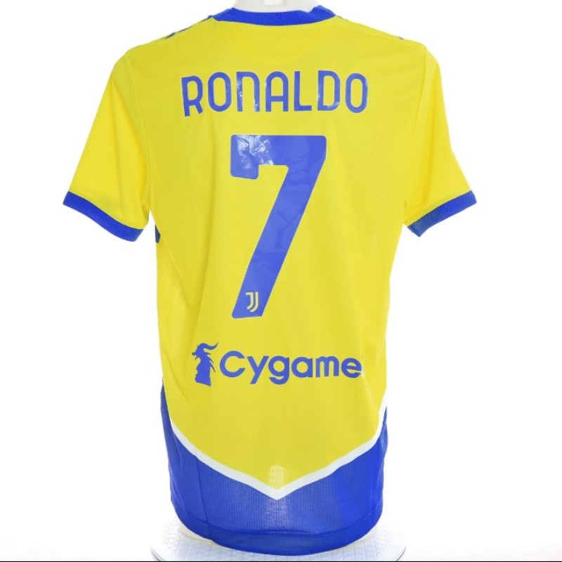 Cristiano Ronaldo's Match Shirt - Udinese vs Juventus, Serie A 2021