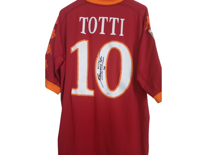 Maglia Preparata Totti Roma, 2010/11 - Autografata