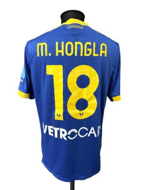 Hongla's Hellas Verona Match-Worn Shirt, 2022/23