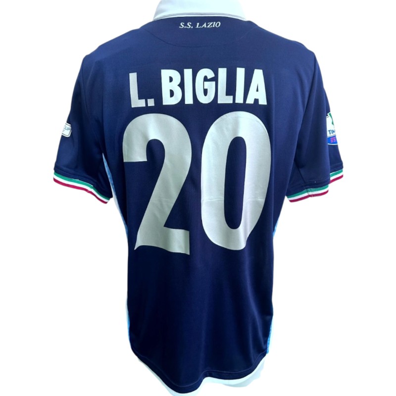 Biglia's Match-Issued Shirt, Juventus vs Lazio Italian Cup 2017 Finals