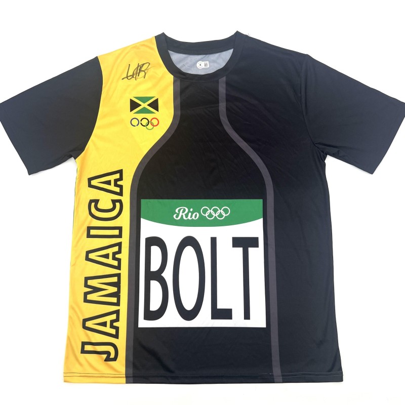 Maglia Usain Bolt Giamaica - Autografata