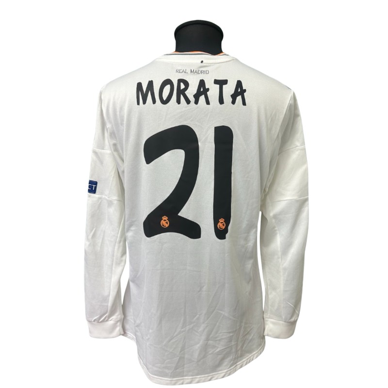Morata's Issued Shirt, Real Madrid vs Atletico Madrid UCL 2014 Finals