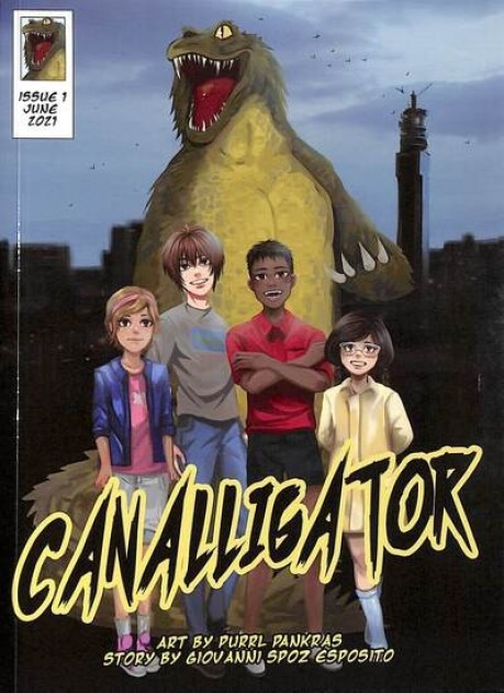Signed Copy of Canalligator Comic Book by Giovanni Spoz Esposito