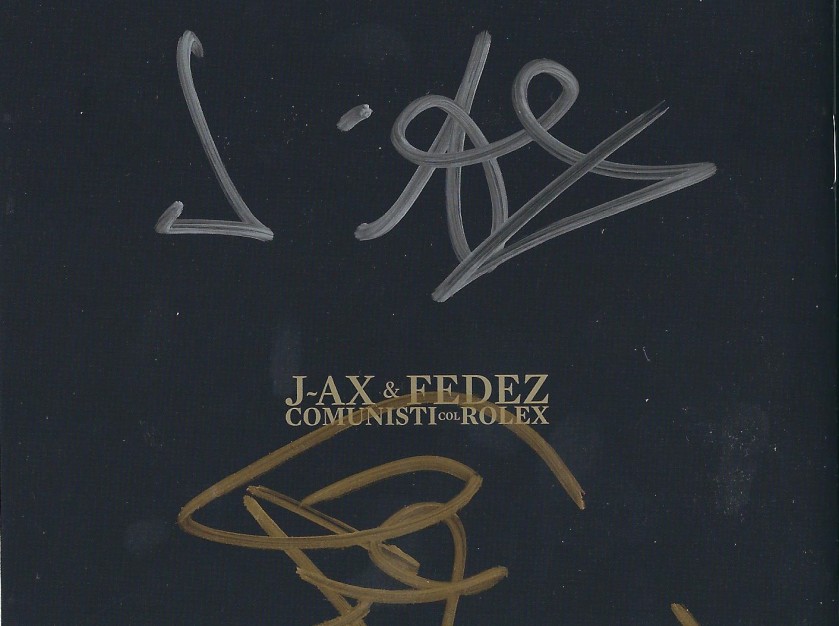 J-Ax & Fedez - Comunisti col Rolex, cd hand signed