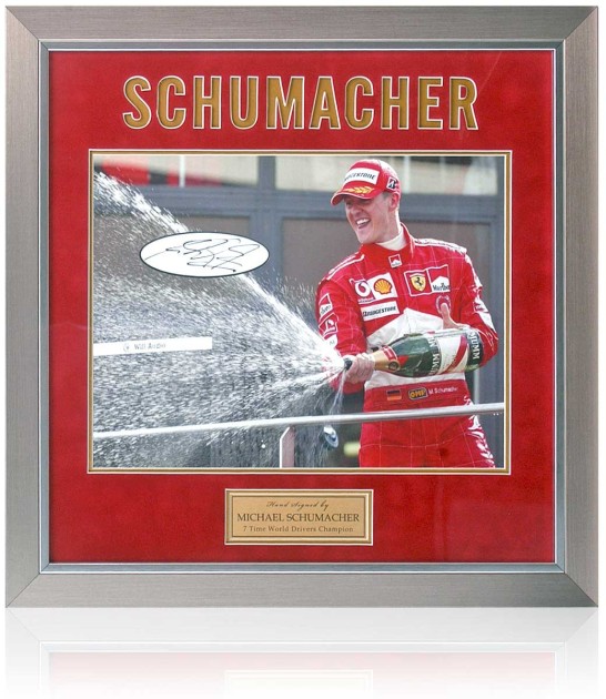 Display Michael Schumacher - Autografato