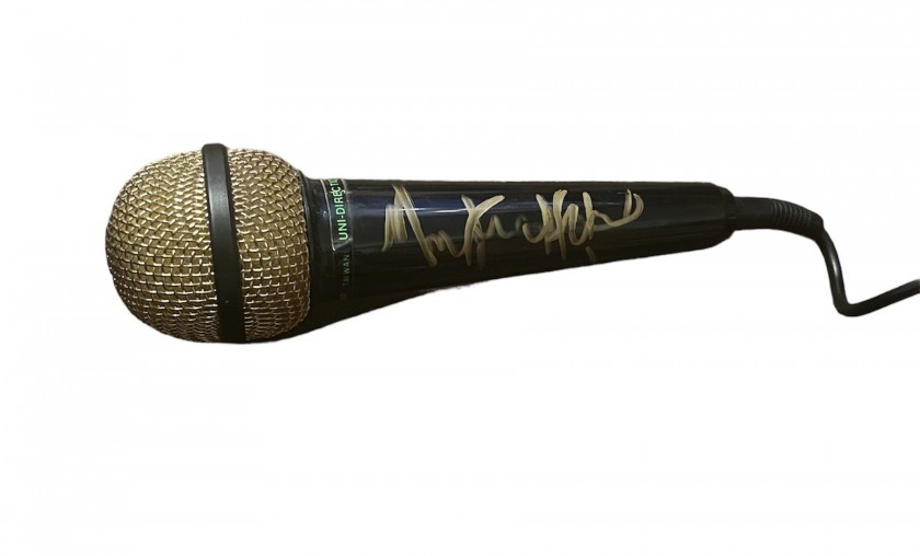 Michael Jackson Signed Microphone