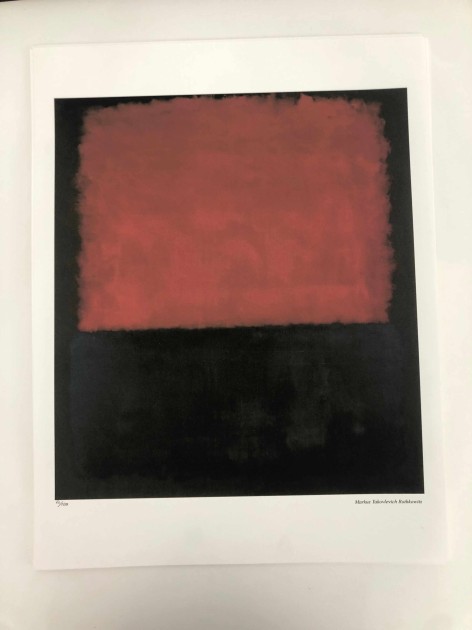 Mark Rothko Signed Offset Lithograph