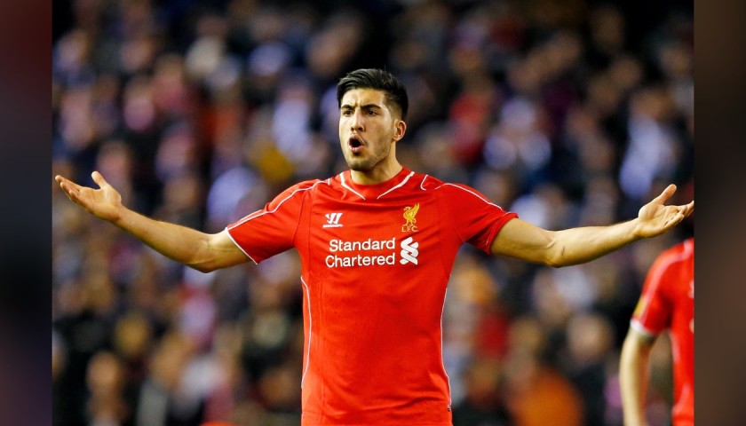 Maglia ufficiale Emre Can Liverpool, 2015/16 - Autografata