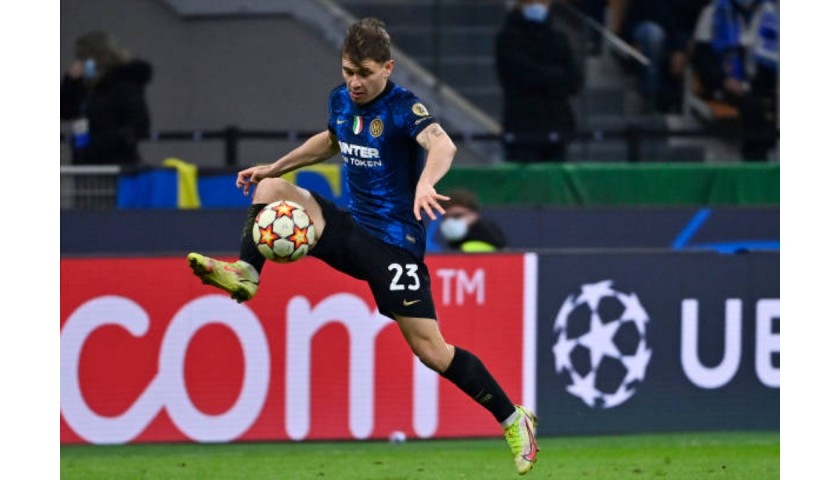 Barella's Official Inter Signed Shirt, 2021/22