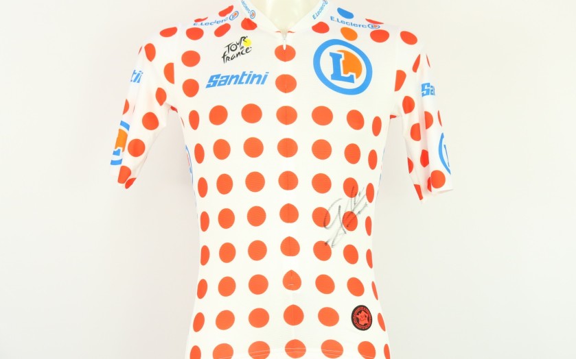 Giulio Ciccone's Polka Dot Jersey, Tour de France 2023 - Autographed