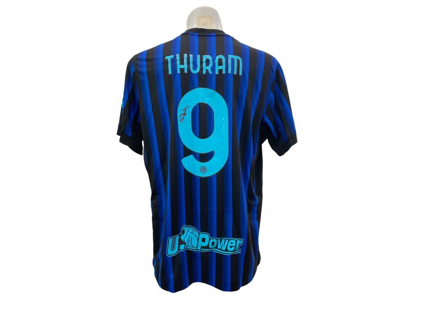 R - Thuram's Inter Signed Official Shirt Box Set, Italian Supercup 2025/26 
