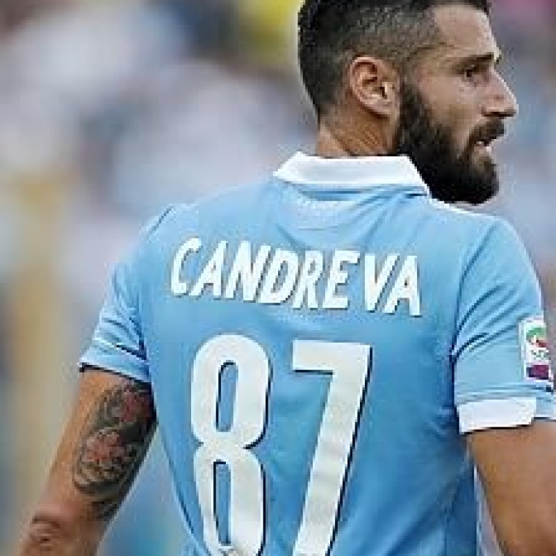Maglia Candreva Lazio, preparata/indossata Serie A 2014/2015